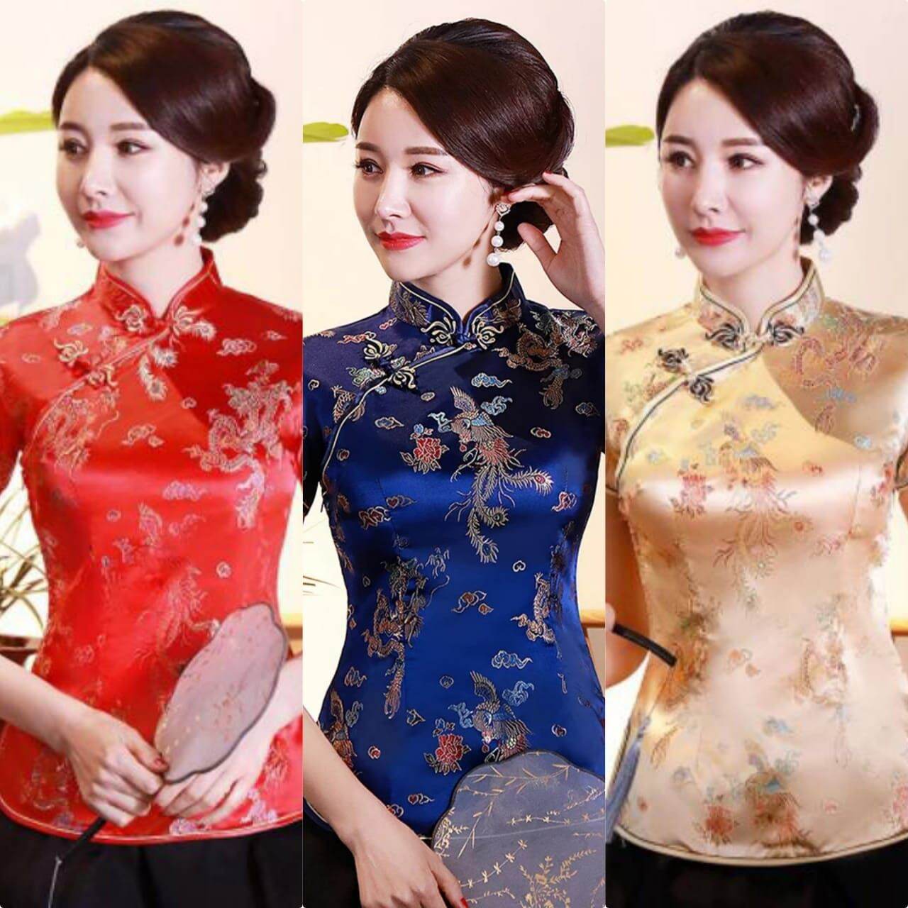 Atasan cheongsam hotsell