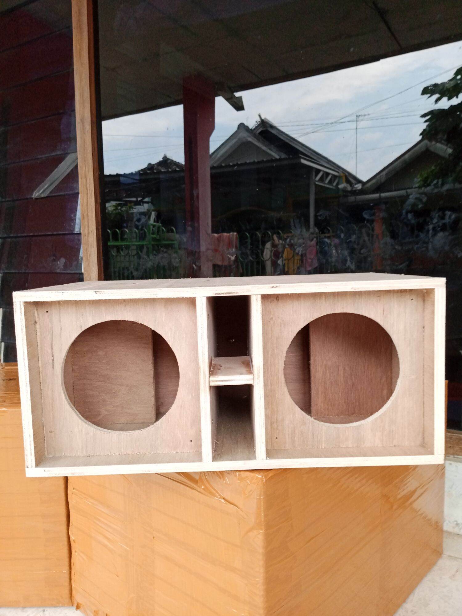 Box Speaker 6 Inch Mini Scoop Double 8 Inch Bisa Masuk 9mm