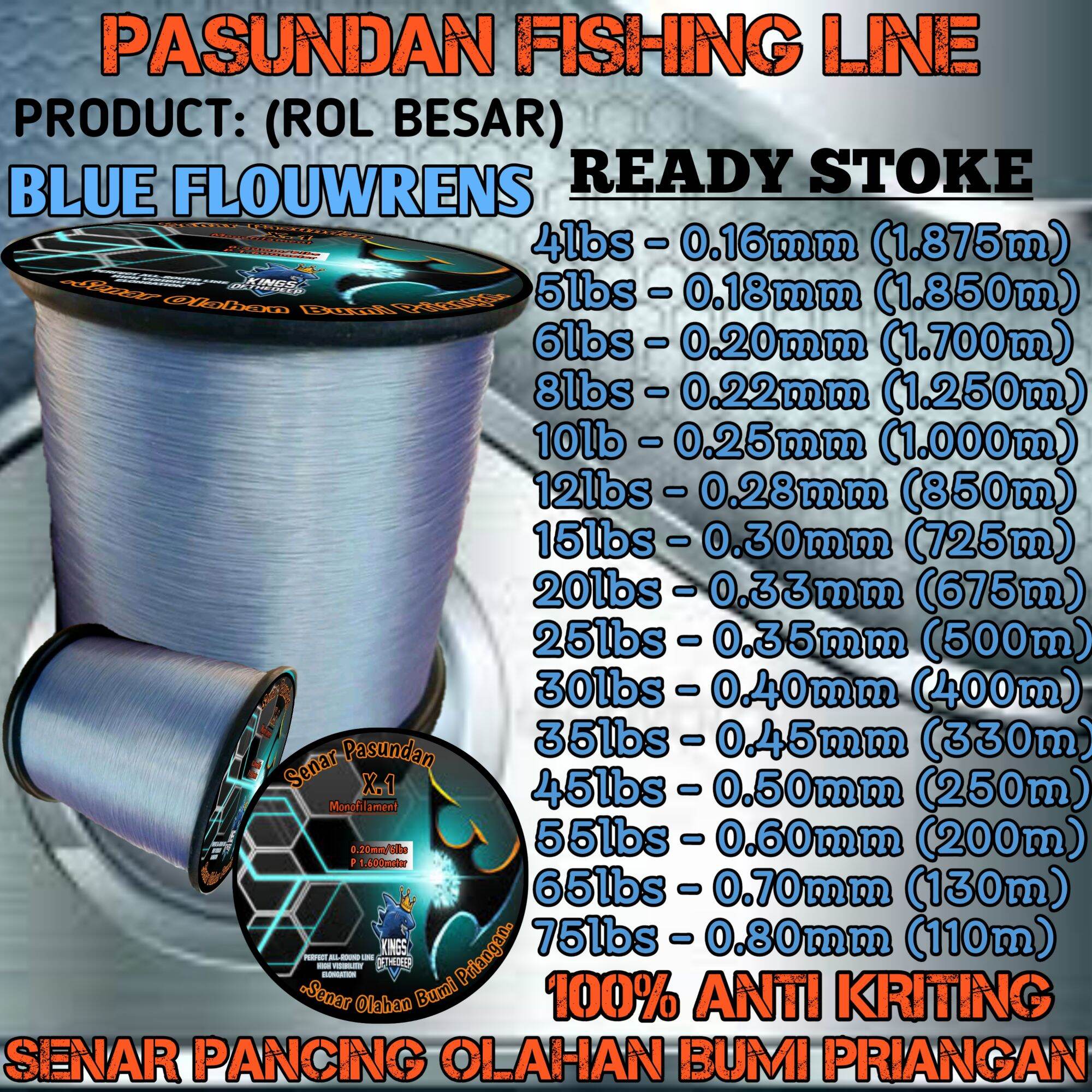 PASUNDAN FISHING LINE WARNA PINK STABILO DOFF KENTAL (ROL BESAR )PANJANG  500-1000-1500 METER, SENAR PANCING OLAHAN SIAP PAKAI ANTI KRITING LENTUR  ELASTIS DAN MUDAH TENGGELAM,SENAR PANCING GALATAMA GALAPUNG MURAH  BERKUALITAS KECIL SUPER