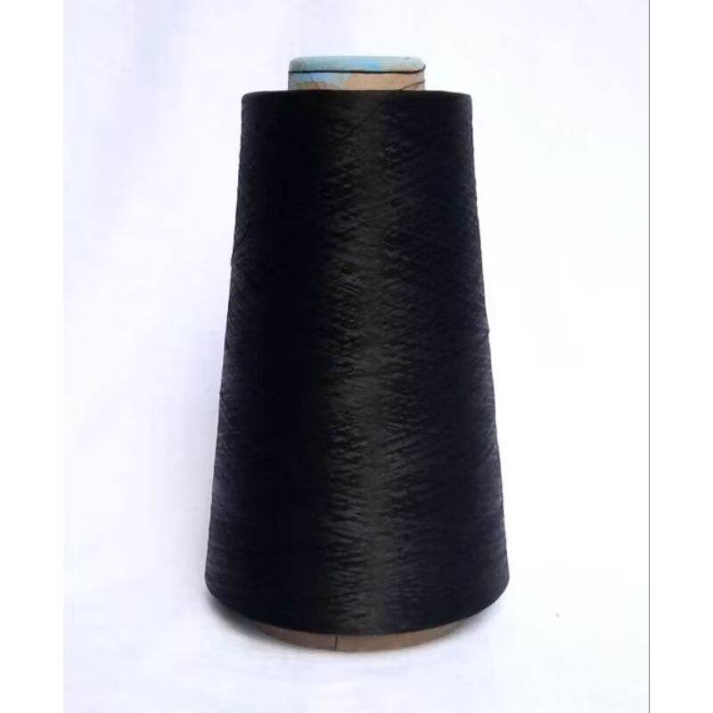 promo paket 1 kg isi 6 roll BENANG OBRAS - Benang Polister PUTIH HITAM
