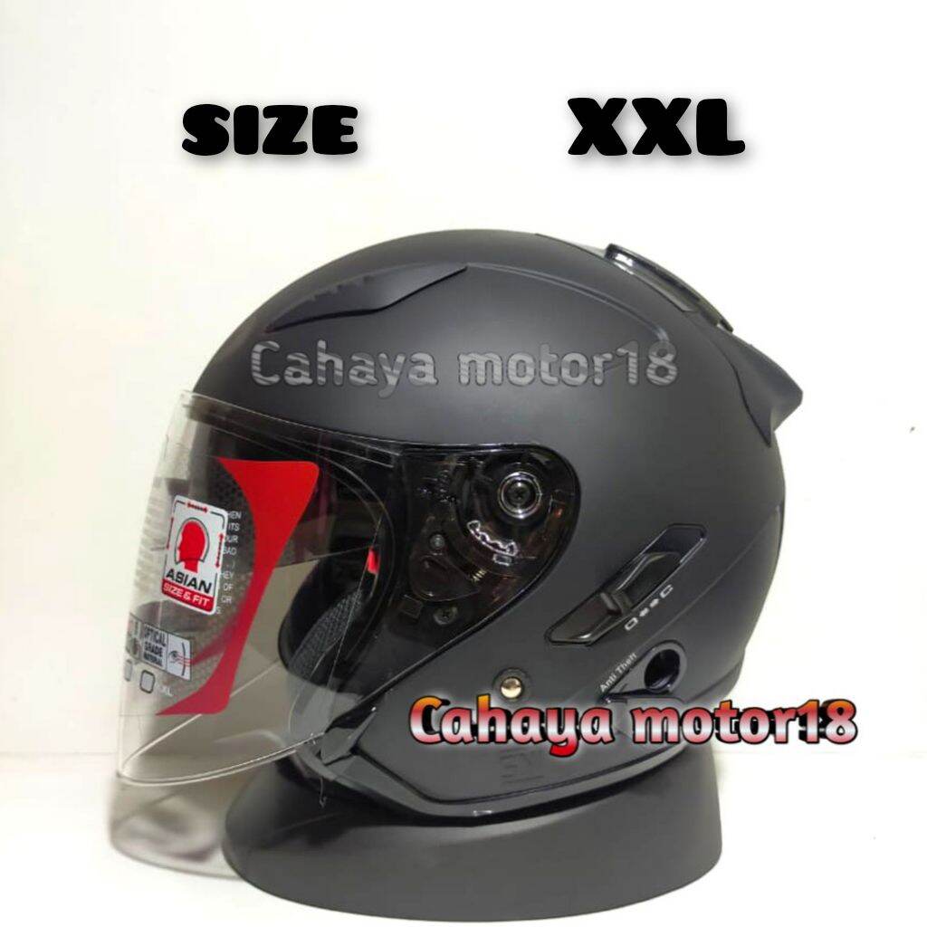 HELM KYT GALAXY FLAT R JUMBO XXL|KYT GALAXI Giá 470,000 Đồng*Miễn phí vận chuyển
