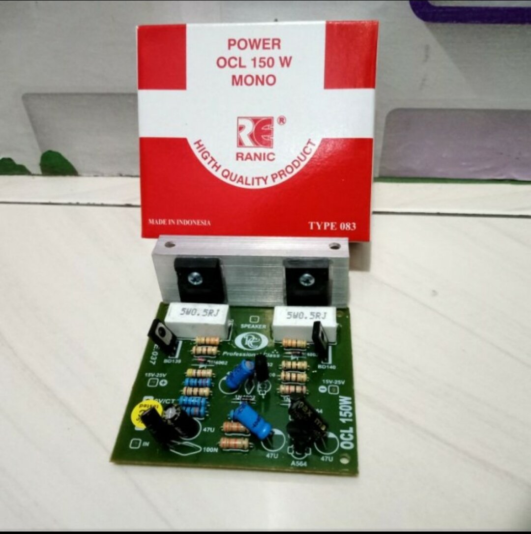 kit power amplifier mono 150 watt plus TR Ranic 083 Lazada Indonesia