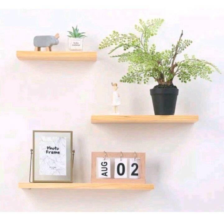 RAK DINDING KAYU NATURAL GOSOK HALUS RAK DINDING MINIMALIS SLIM AMBALAN SUSUN SERBAGUNA UKURAN 1 SET 20 30 40 50CM LEBAR 10CM TEBAL 2CM | Lazada Indonesia