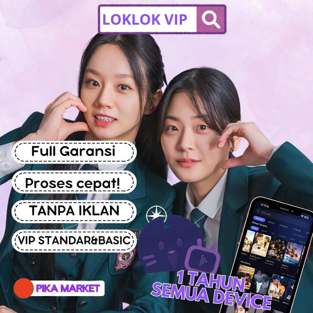 Loklok Vip Basic/Basic 1 Month Private & Sharing Harga 21,500 rupiah*Gratis Ongkir