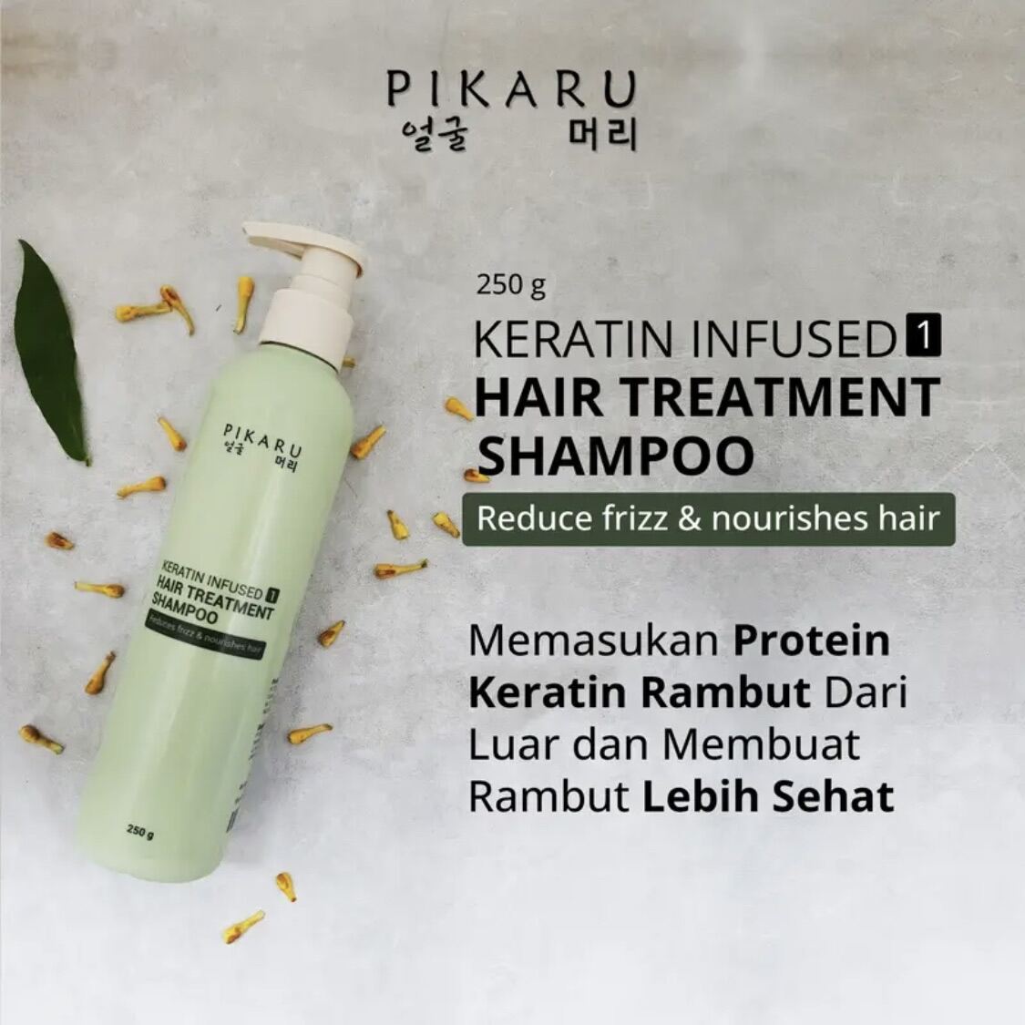SHAMPOO PIKARU HAIR TREATMENT PIKARU SHAMPOO KERATIN INFUSED | Lazada