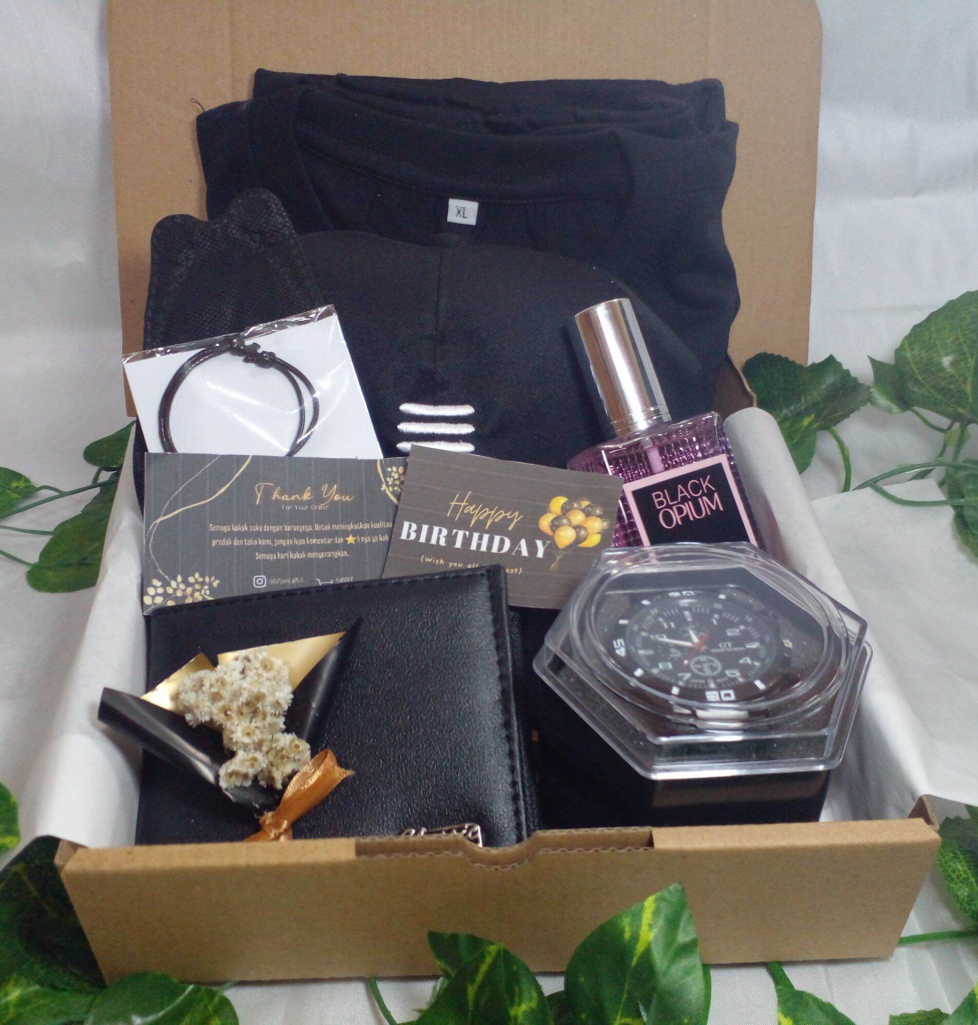 Hampers Cowok / hadiah box Cowok - Kado