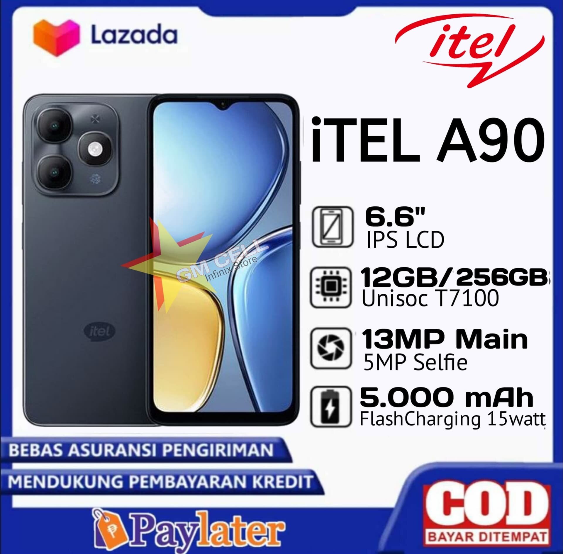 Infinix Itel A90 Ram 12 + 256(+) Itel A70 Ram 12GB + 128GB ROM 1 year warranty hot item!! Official warranty Harga  950,000 Ringgit*Penghantaran Percuma