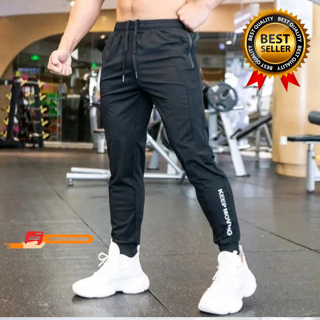 Celana Panjang Pria Wanita Casual Olahraga Trening Style Korea Harga 59,500 rupiah*Gratis Ongkir
