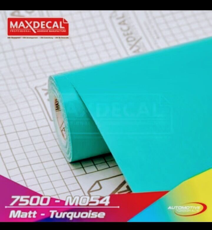 Maxdecal Matte Turquoise Green Motorcycle Sticker (Per Meter) Harga 26,850 rupiah*Gratis Ongkir
