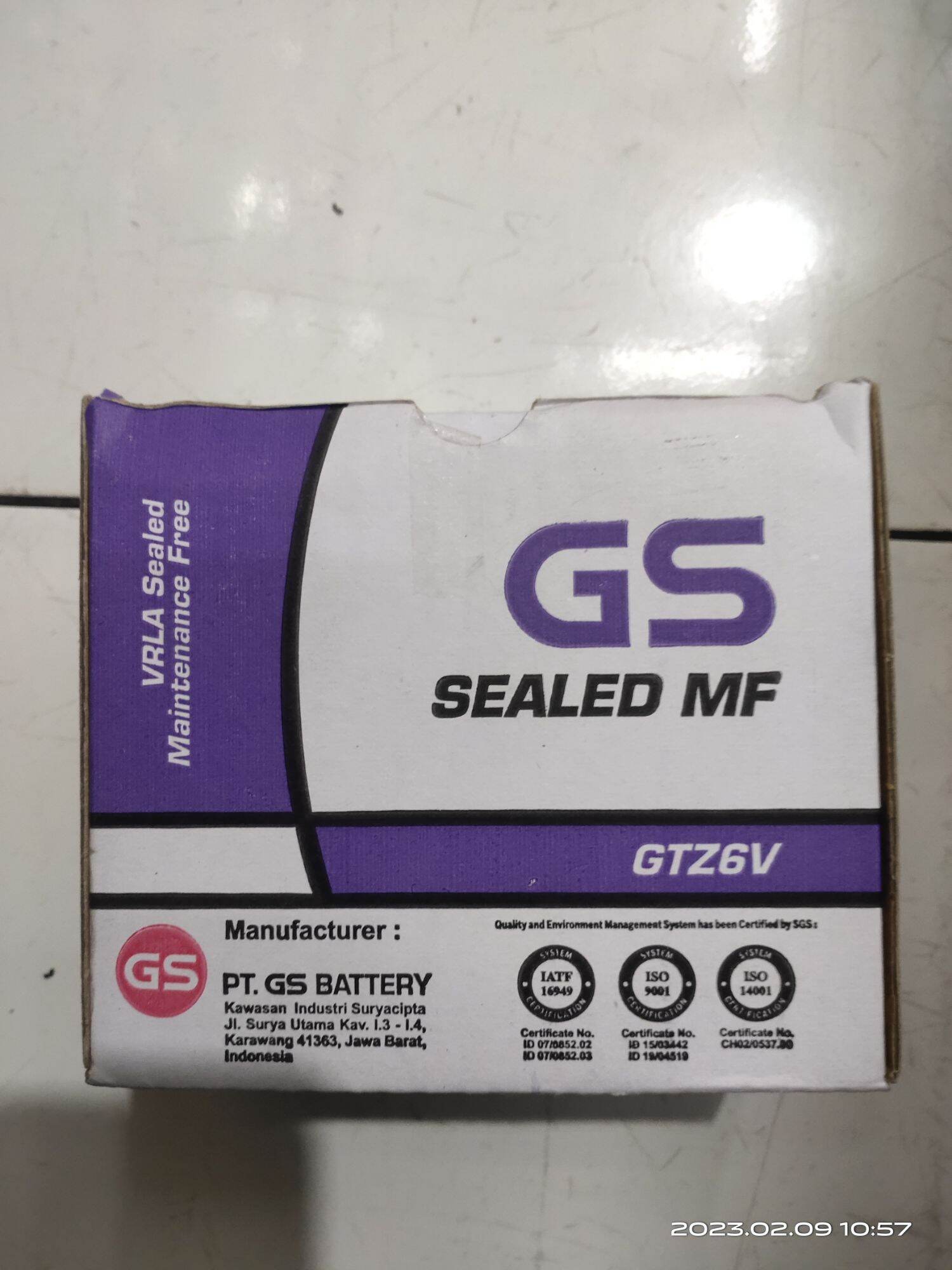 aki GS astra GTZ6V | Lazada Indonesia