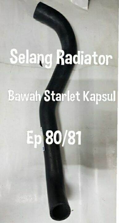 Selang Radiator Bawah Toyota Starlet Kapsul Ep80/81.Imitasi 16572-11130. Giá 70,000 Đồng*Miễn phí vận chuyển