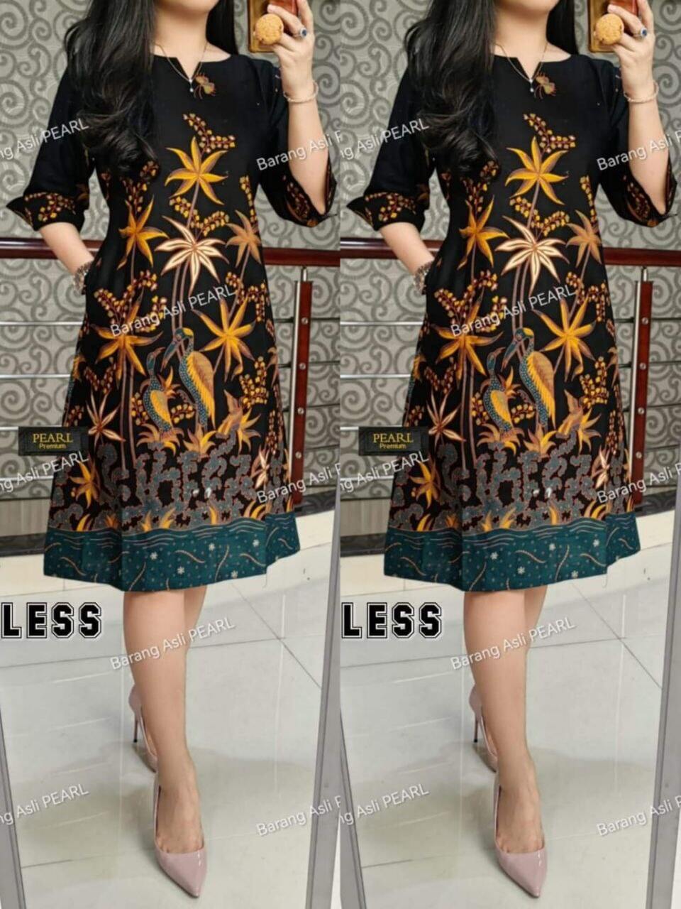 Dress batik cheap sutra