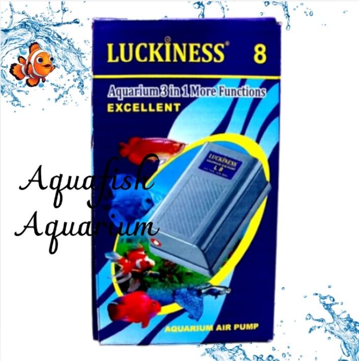 Pompa Udara Airpump Aerator lubang satu LUCKINESS L8