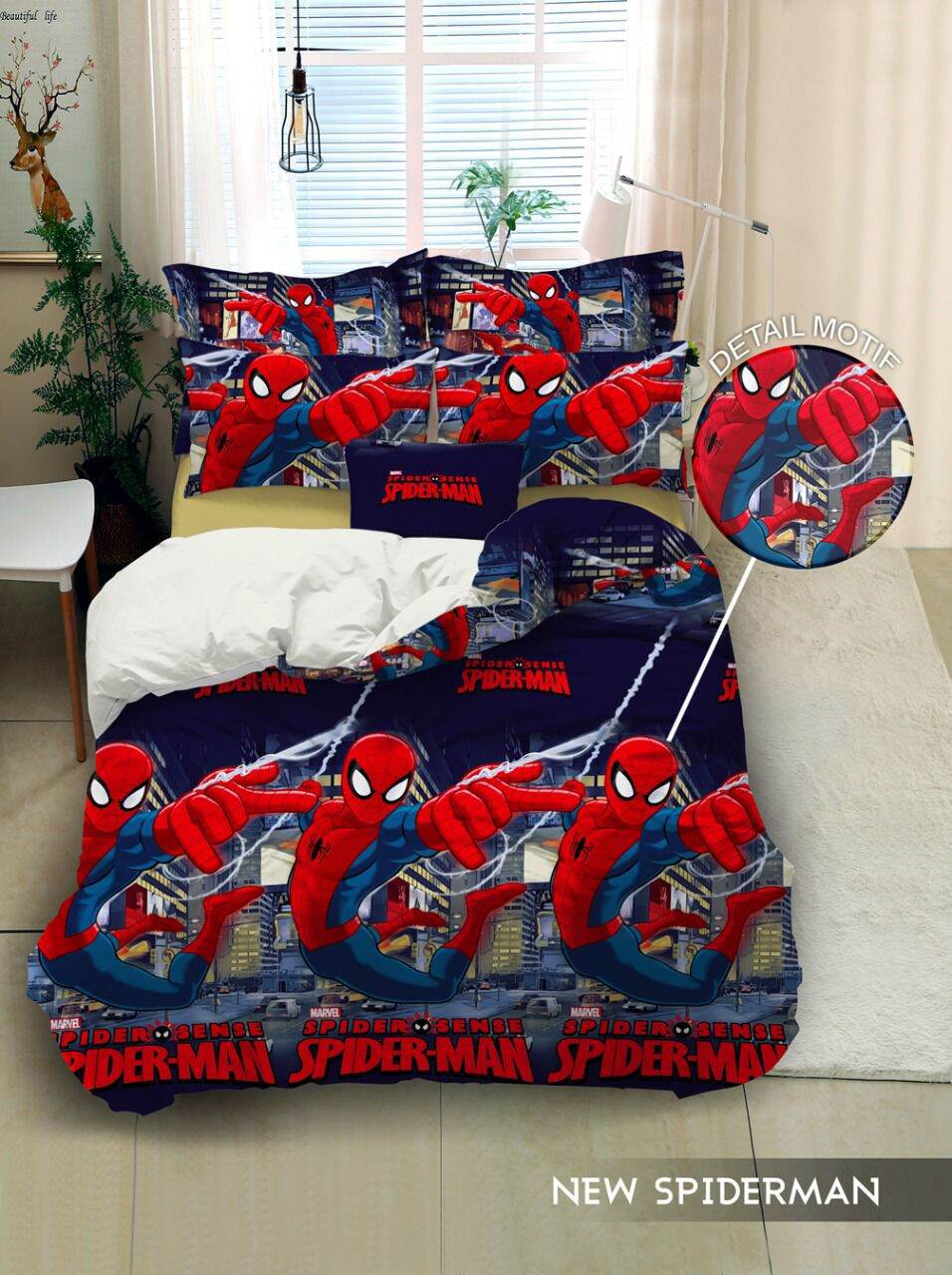 spiderman quilt cover