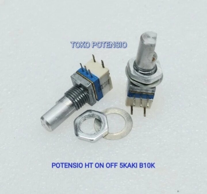 POTENSIO HT ON OFF B10K 5KAKI | Lazada Indonesia