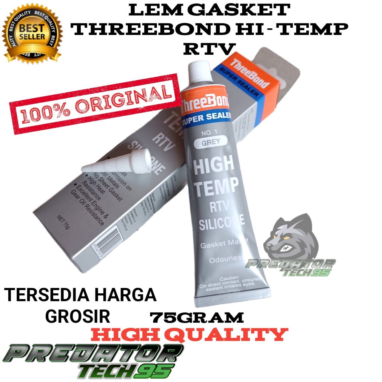 Lem Gasket Lem Paking Threebond Rtv Tribon Hi Temp Motor Mobil Gram Original High Quality