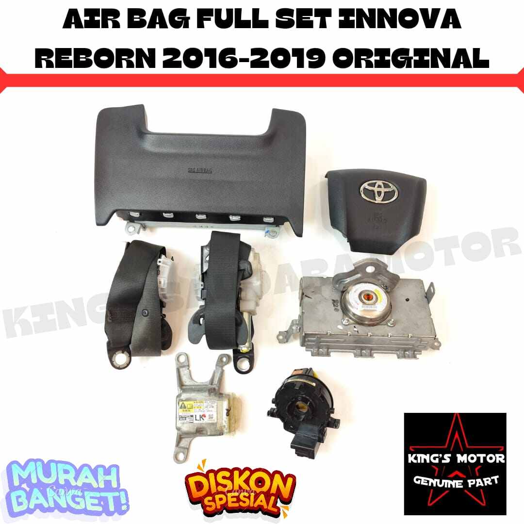 Air Bag Full Set Innova Reborn 2016-2019 Original Best Seller Harga 10,500,000 rupiah*Gratis Ongkir