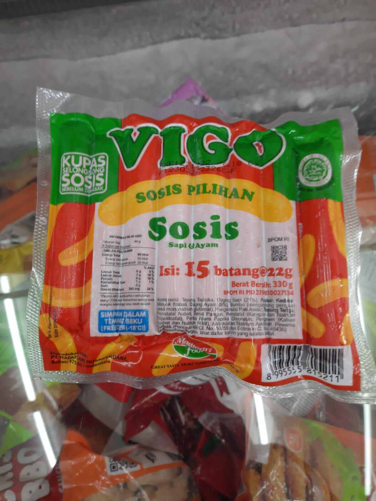 vigo sosis kecil sapi & ayam (isi 15 batang) | Lazada Indonesia