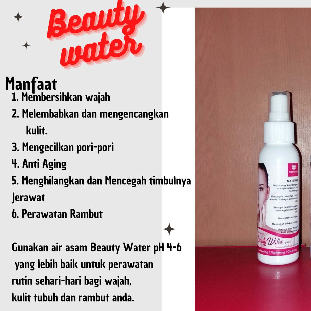Beauty Water dari Kangen water 100ml di Jamin SELALU Fresh Mineral