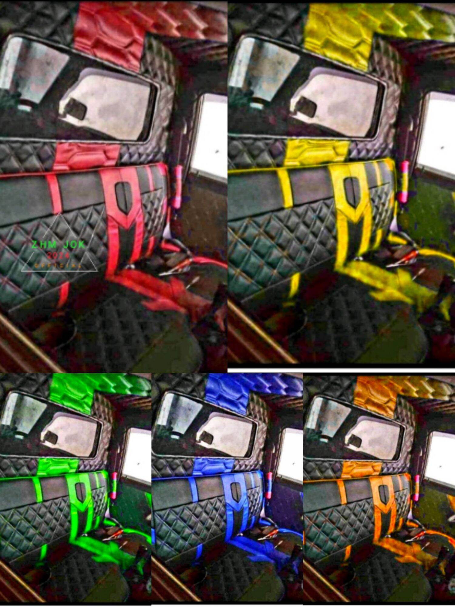 cover/sarung jok motif F fullset + palapon/kabin/sarung setir semua mobil truck/pickup Harga 780,000 rupiah*Gratis Ongkir