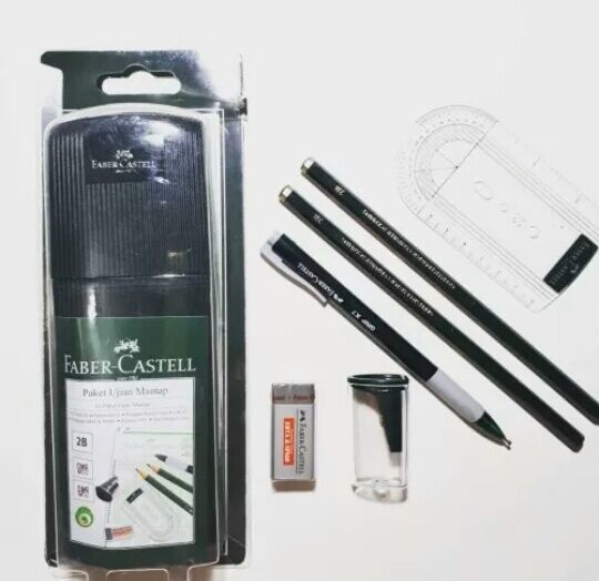 Pensil Set Ujian/faber Castell Satu Paket Ujian Computer | Lazada Indonesia