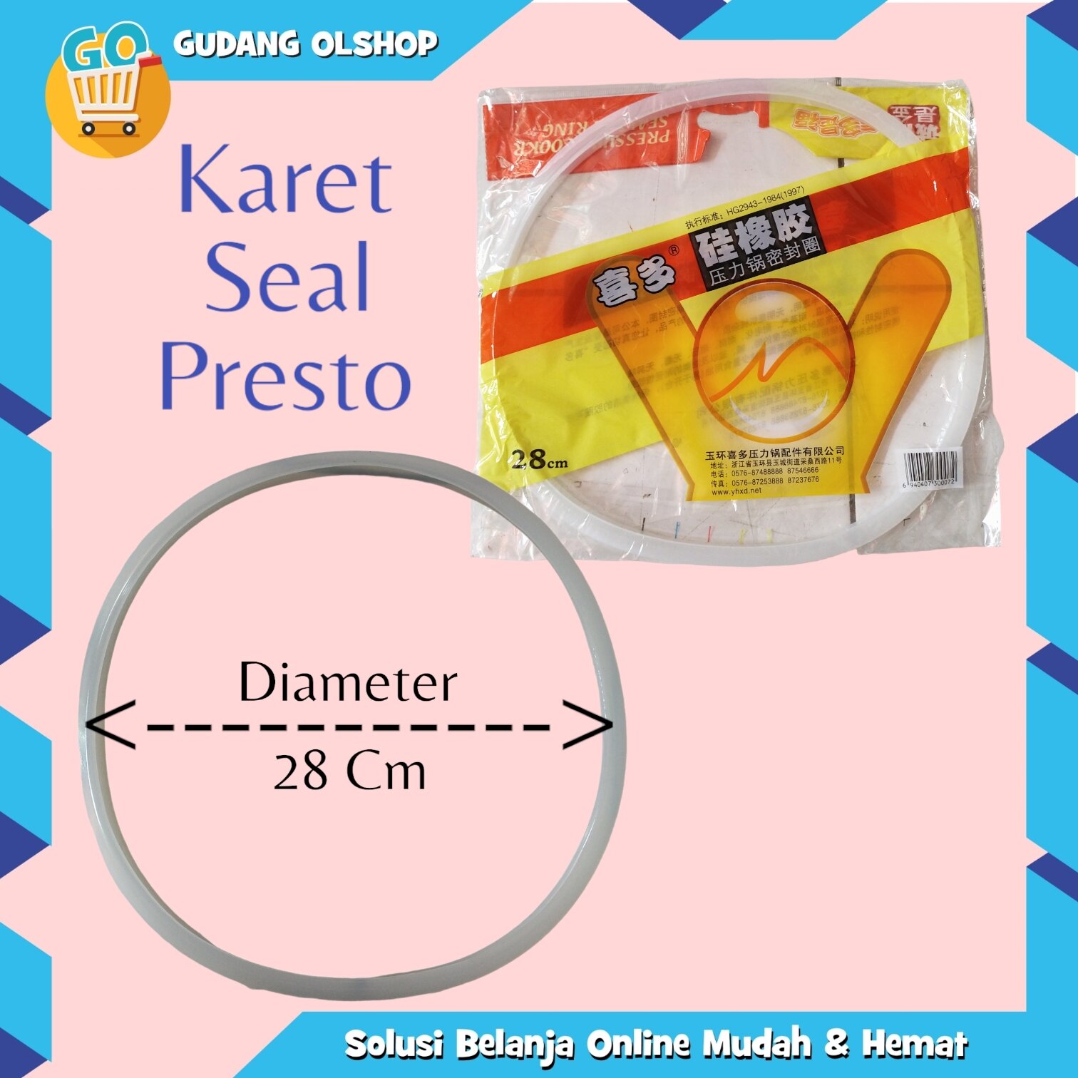 Karet Seal Tutup Panci Presto Ukuran Cm Liter Lazada Indonesia