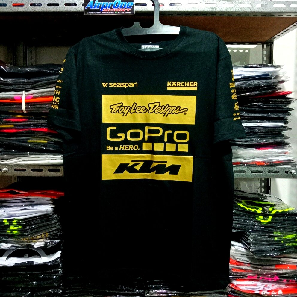 Kaos trail baju motor cross t-shirt ktm gopro gold Lazada Indonesia