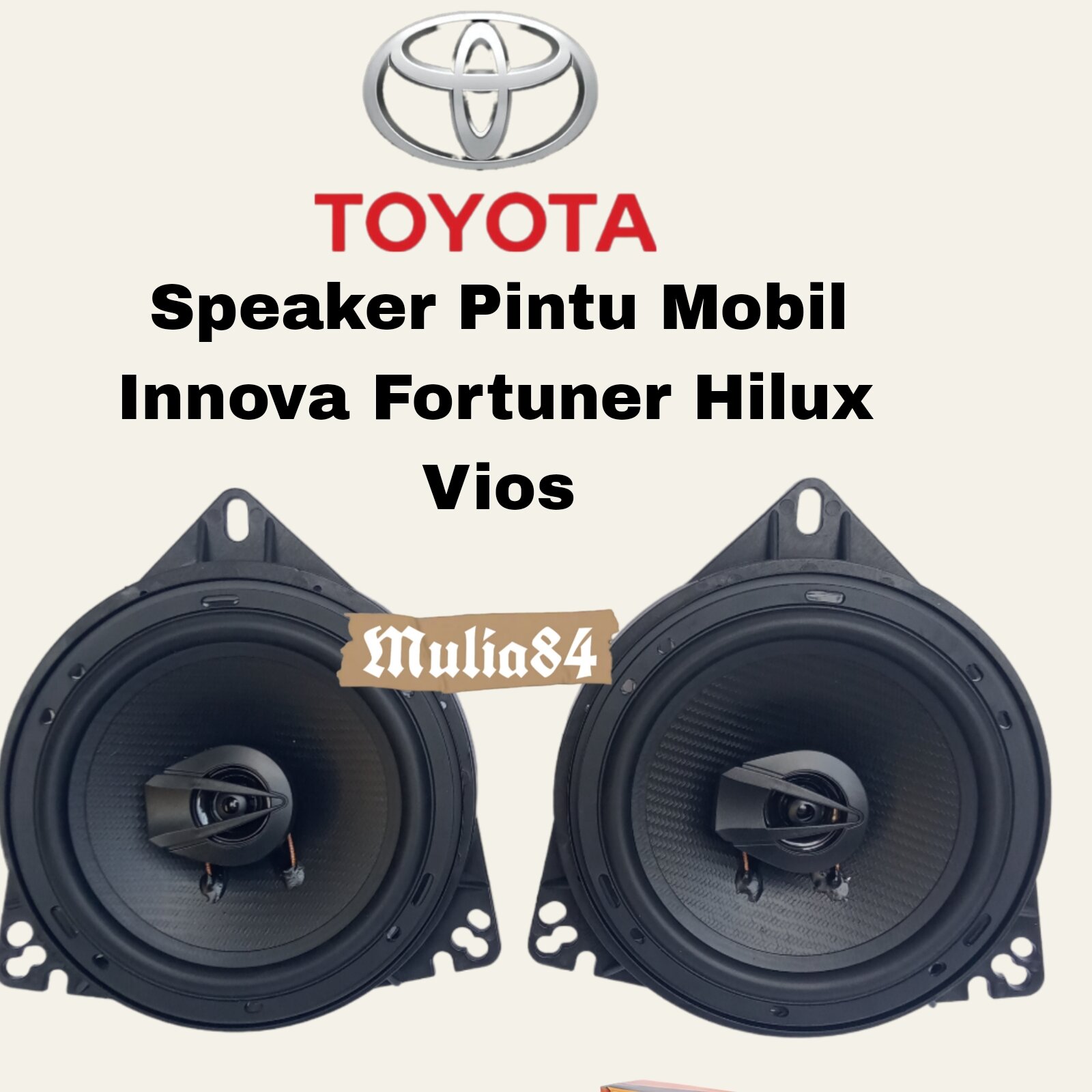 Speaker Pintu Mobil Innova Fortuner Yaris Hilux Vios Aksesoris