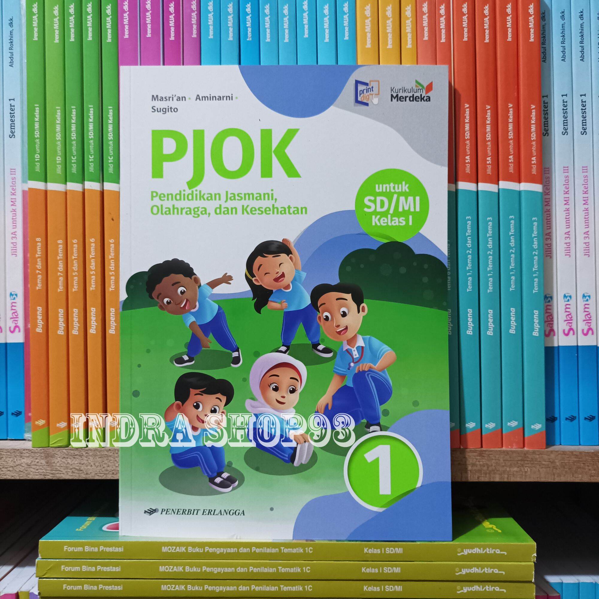 Buku PJOK Kelas 1 SD Kurikulum Merdeka Erlangga | Lazada Indonesia