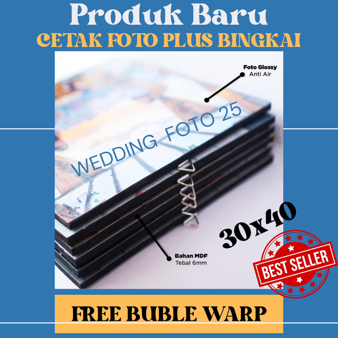 PROMO CETAK FOTO DAN BINGKAI 20R 30x40 SUDAH LAMINASY TAHAN AIR DAN TIDAK LUNTUR TERLARIS