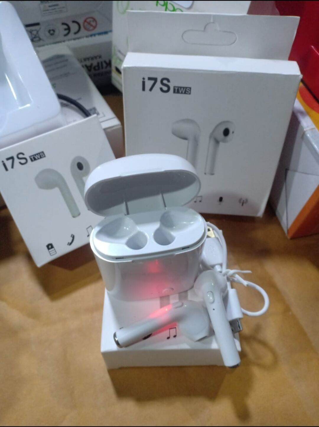 headset bluetooth i7S Tws Earphone TWS wireless Lazada Indonesia