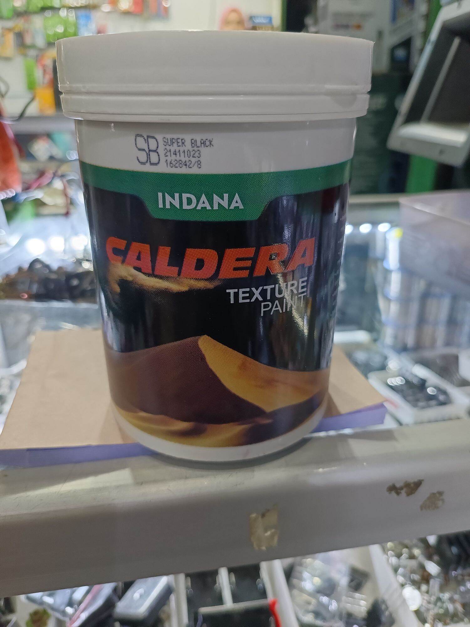 (Water Mixed Boiler Paint) Sound System Texture Paint/ Black Color with Orange Skin Motif Harga 59,000 rupiah*Gratis Ongkir