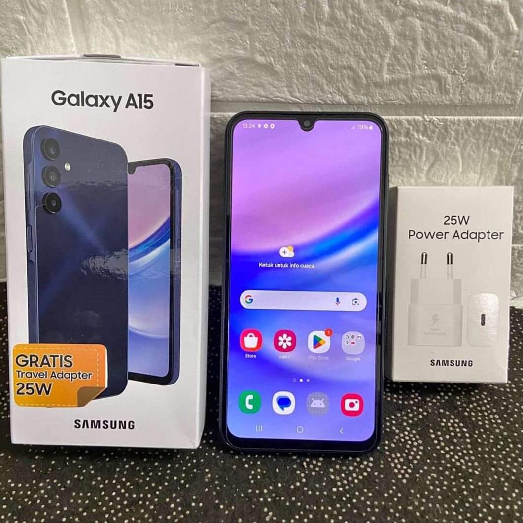 Samsung Galaxy A15 Ram 8/128 Ram 8/256 Second Bergaransi Harga 2,000,000 rupiah*Gratis Ongkir