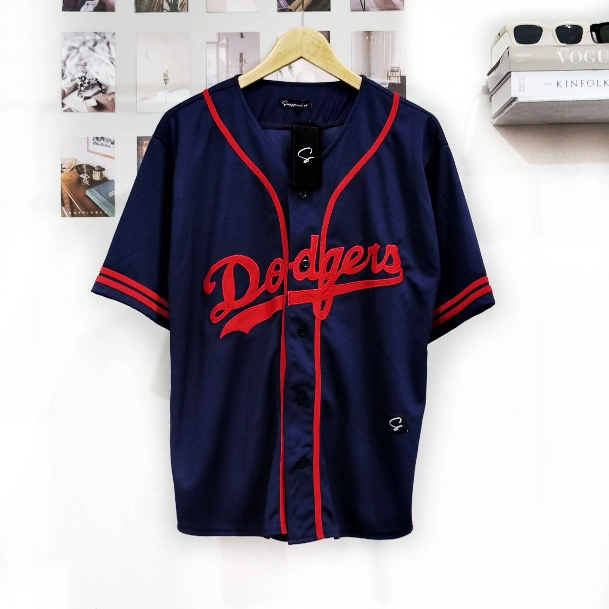 Jual BAJU PRIA - BAJU BASEBALL - JERSEY DODGERS POLOS TERLARIS di lapak  dontclick