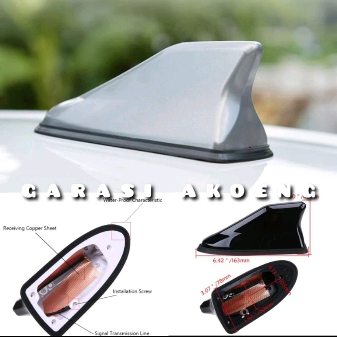 Antena Sirip Hiu Radio AM FM Honda Brio Br-V City Civic Cr-V Jazz Freed Hr-V Mobilio New Accord Wr-V Brv Crv Hrv Wrv Toyota Corolla Cross Hilux Sienta Raize Veloz Venturer C-RH Calya Rush innova Avanza Yaris Vios Daihatsu Rocky Sigra Sirion Terios Xenia Harga  44,000 Ringgit*Penghantaran Percuma