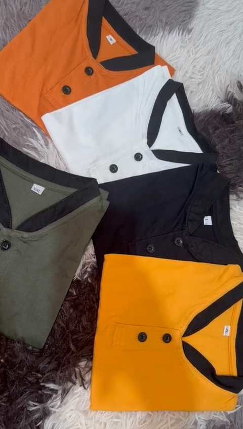 Atasan Anak Laki laki Umur 1 Tahun sampai 12 Tahun Kaos anak laki laki Bahan adem Lengan Pendek Baju Kaos Kerah Anak Laki Laki Bahan Catton Combad 30 s Kaos Polo