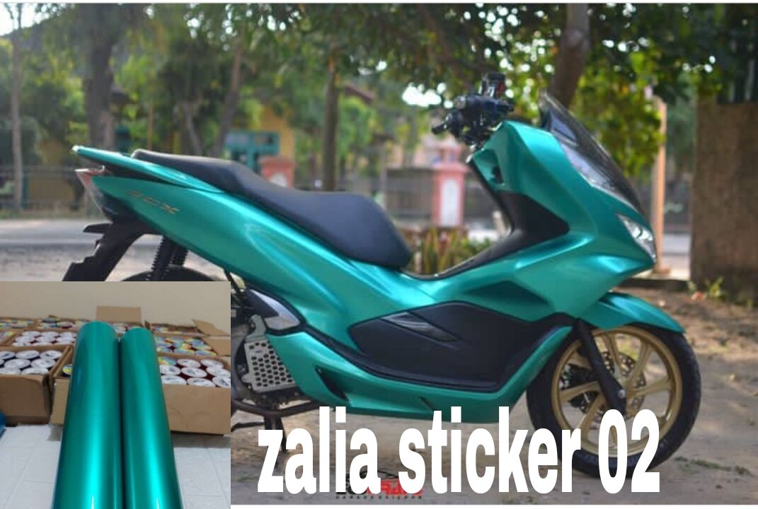 Stiker Skotlet Hijau Tosca Candy Metalik Scotlite Motor Hijau Tosca