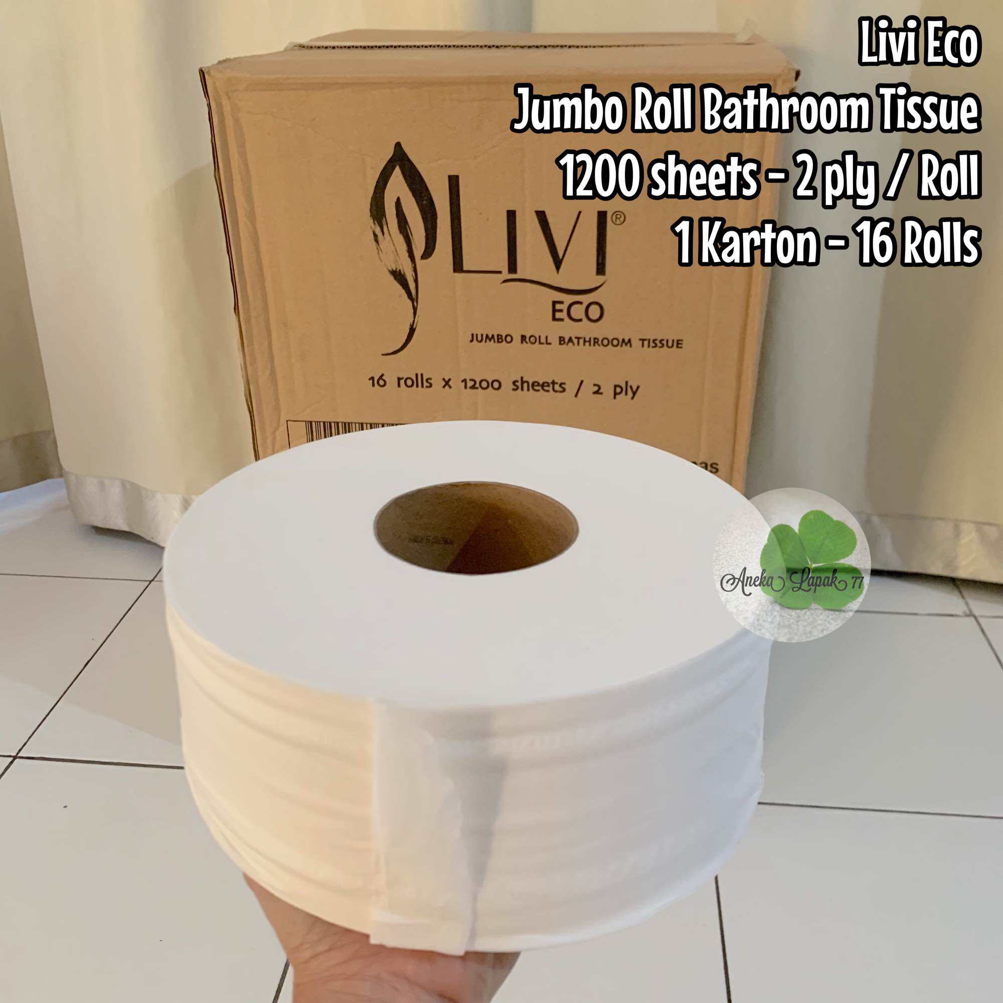 Livi Eco Jumbo Roll Bathroom Tissue Jrt Sheet Per Roll Lazada