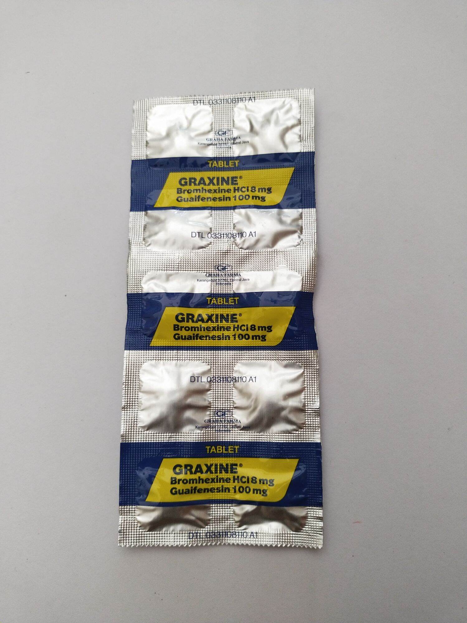 Graxine Tablet Obat Batuk Berdahak Lazada Indonesia