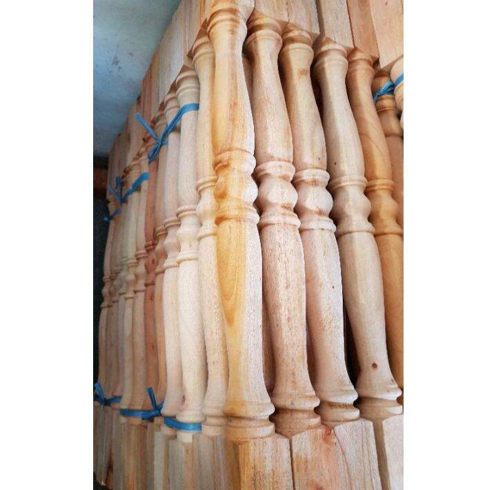 Pion Tiang pagar Kayu 6x6x80 Desain etnik & antik 80cm Lazada Indonesia