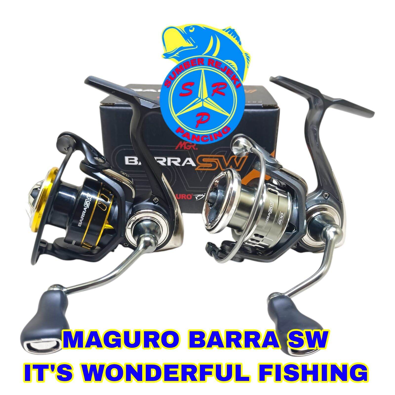 Reel Maguro Barra Sw power handle 500 & 800 Reel Spin Casting