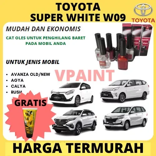 CAT OLES MOBIL TOYOTA AGYA, AVANZA - Veloz, Calya - Etios-Valco - Vios, Rush Harga 55,000 rupiah*Gratis Ongkir