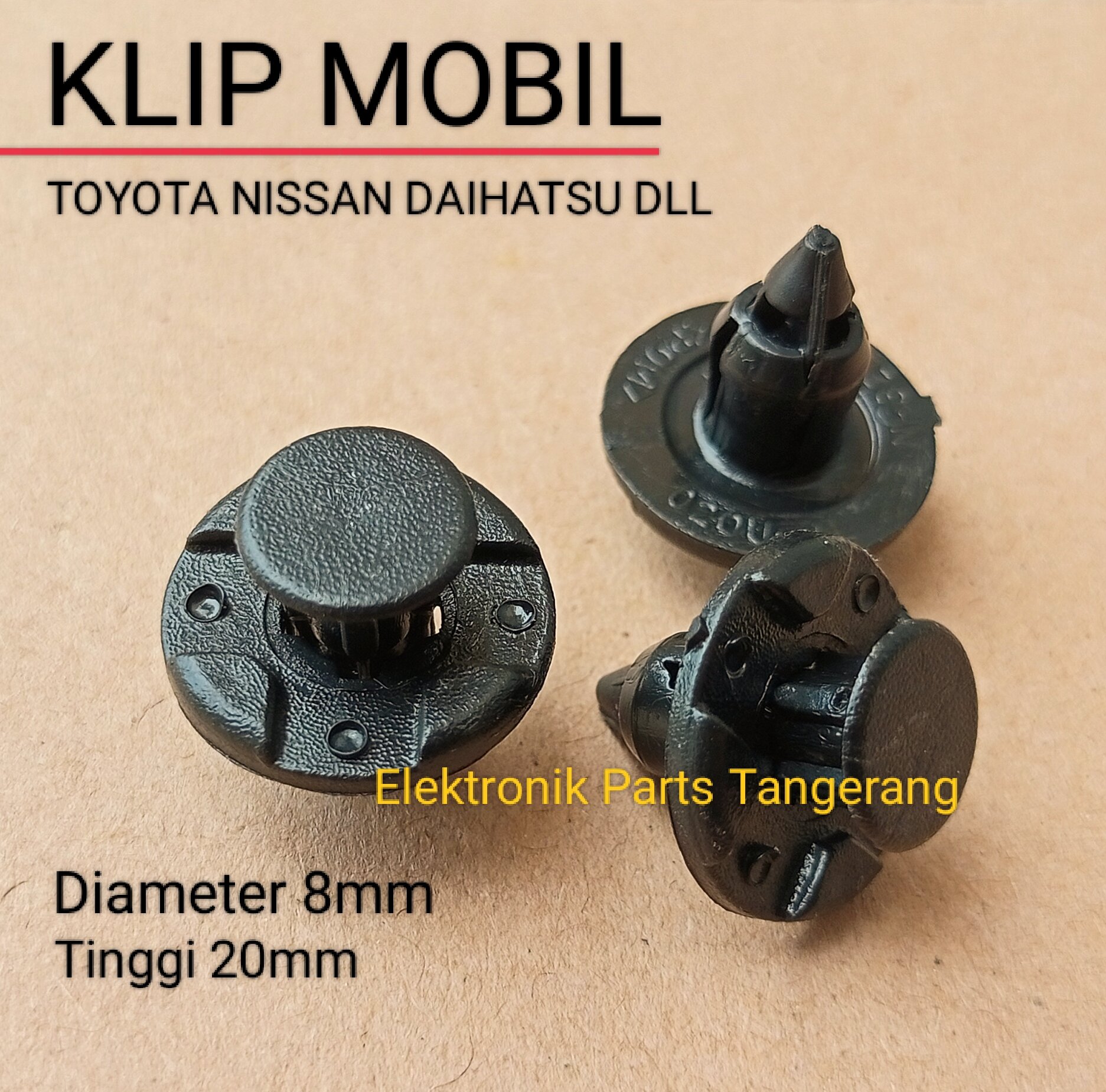 (10 Buah) KLIP BUMPER MOBIL KLIP BEMPER TOYOTA KLIP BEMPER NISSAN KLIP BEMPER AVANZA KANCING MOBIL KLIP AVANZA KLIP AGYA KLIP SIGRA KLIP KIJANG INNOVA KLIP LIVINA KLIP VIOS KLIP BRIO KLIP LIVINA KLIP BEMPER AVANZA KLIP MOBIL KLIP LINER KANCING MOBIL Harga 8,800 rupiah*Gratis Ongkir