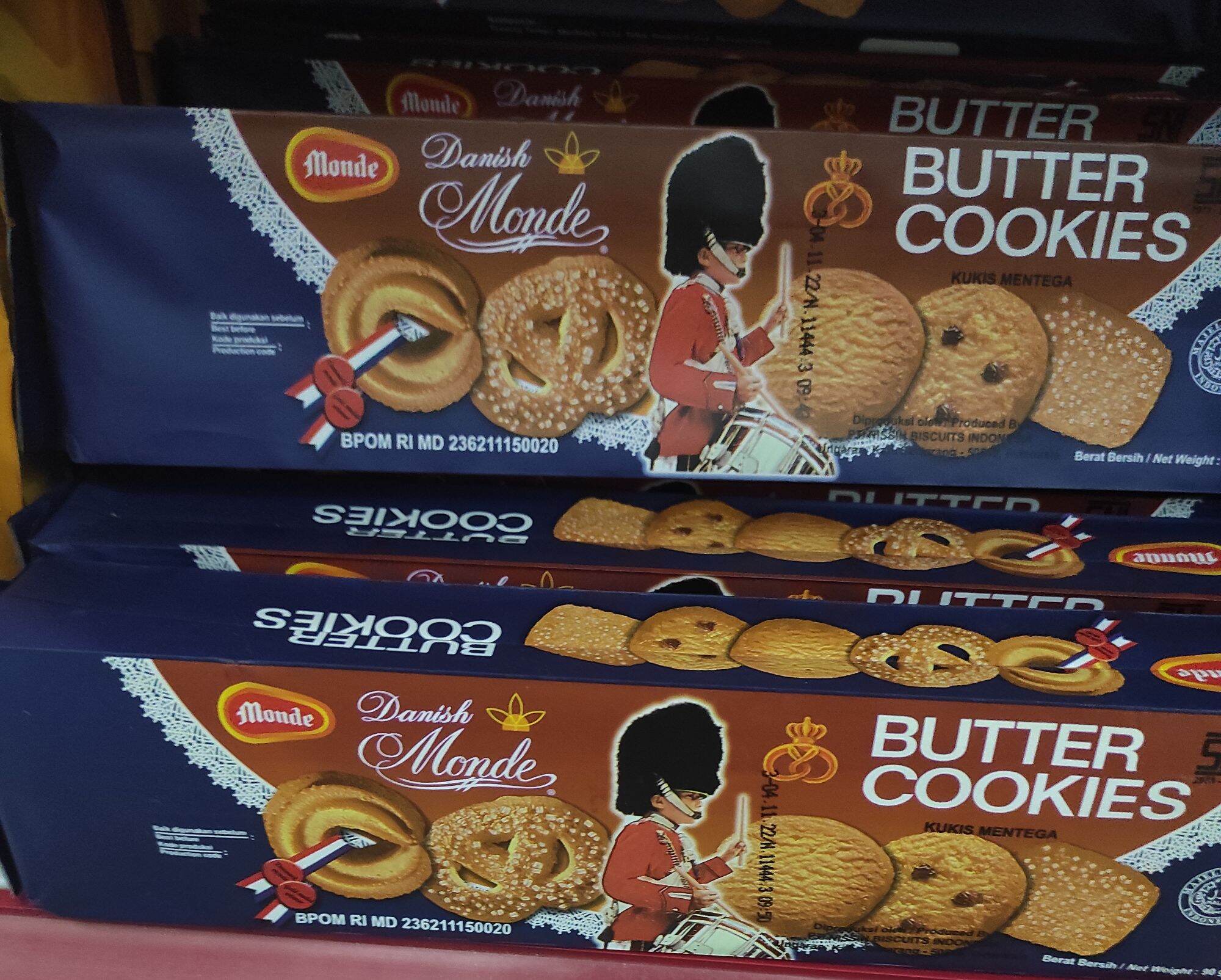 Harga monde butter cookies 908gr