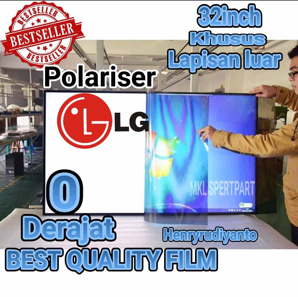 Polarizer TV LED / LCD LG 32 INCH Bagian luar dimensi 706*400MM Ukuran ...