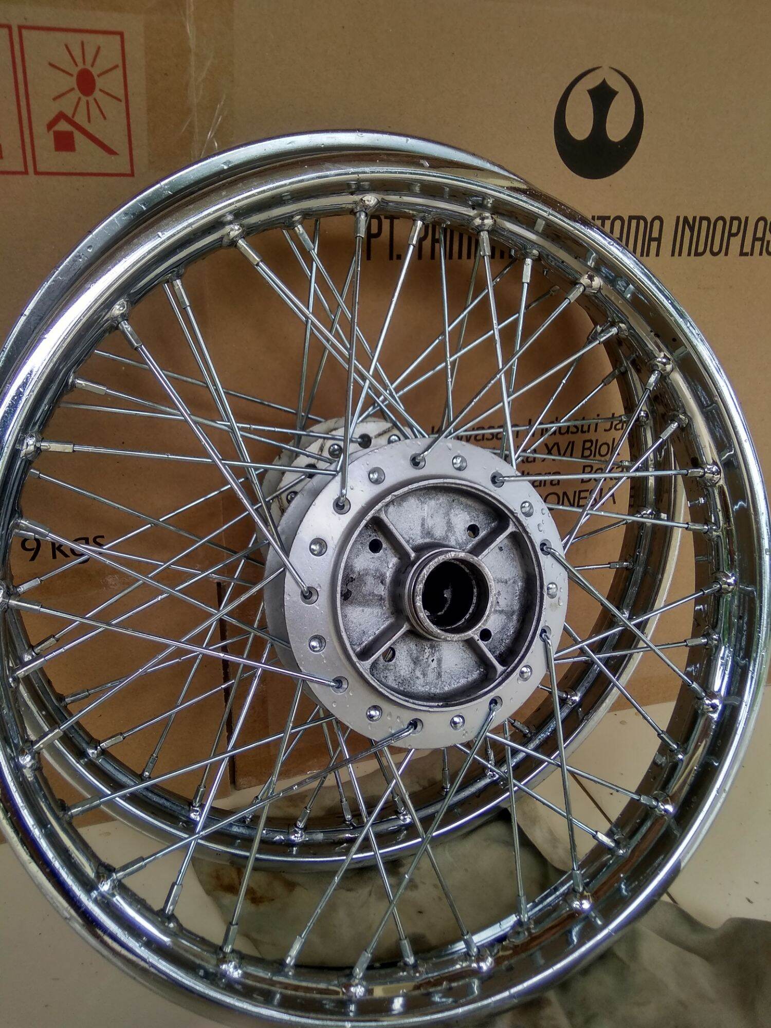 Pelek Vleg Velg Standar Jari Jari Karisma Pnp Supra X 125 Supra Fit New ...