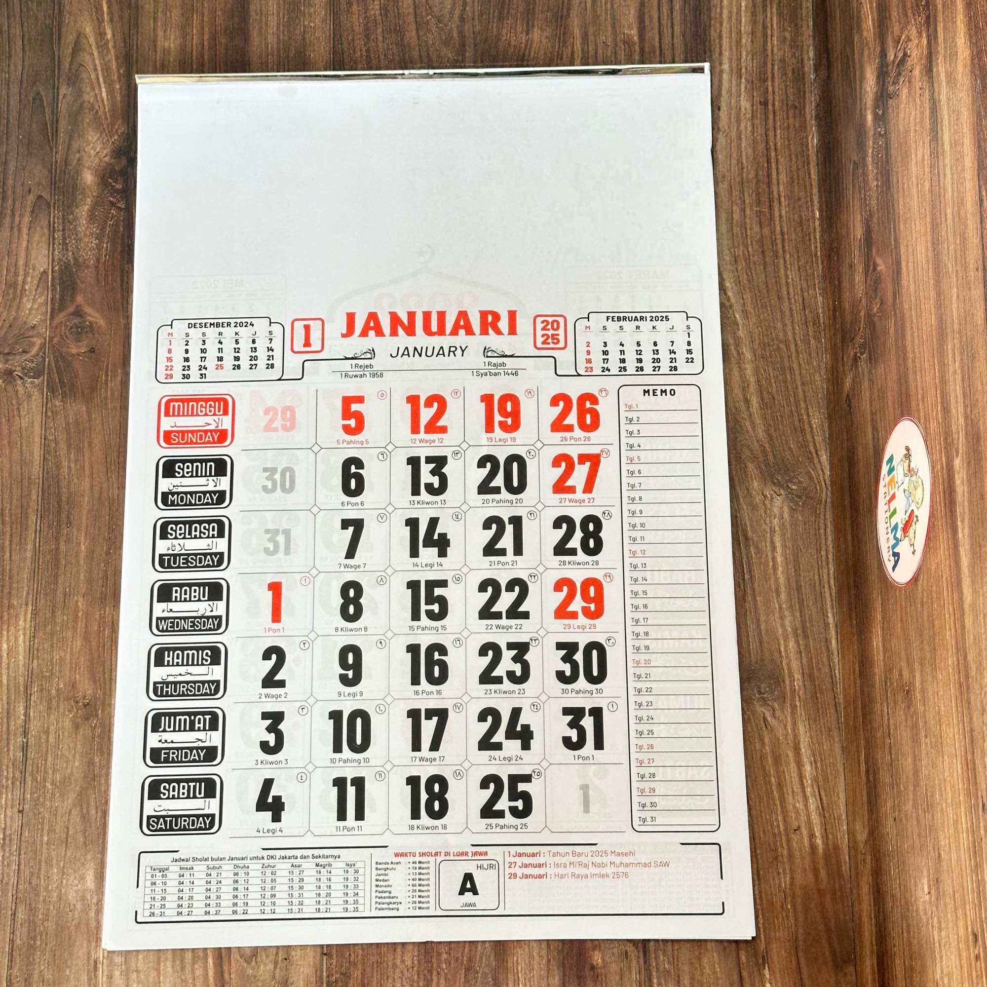 Kalender Kerja 2025 Medium Kalender Dinding Tahun 2025 Lazada Indonesia S8abfddd44b9f4ea0a66d759def5fc07fk