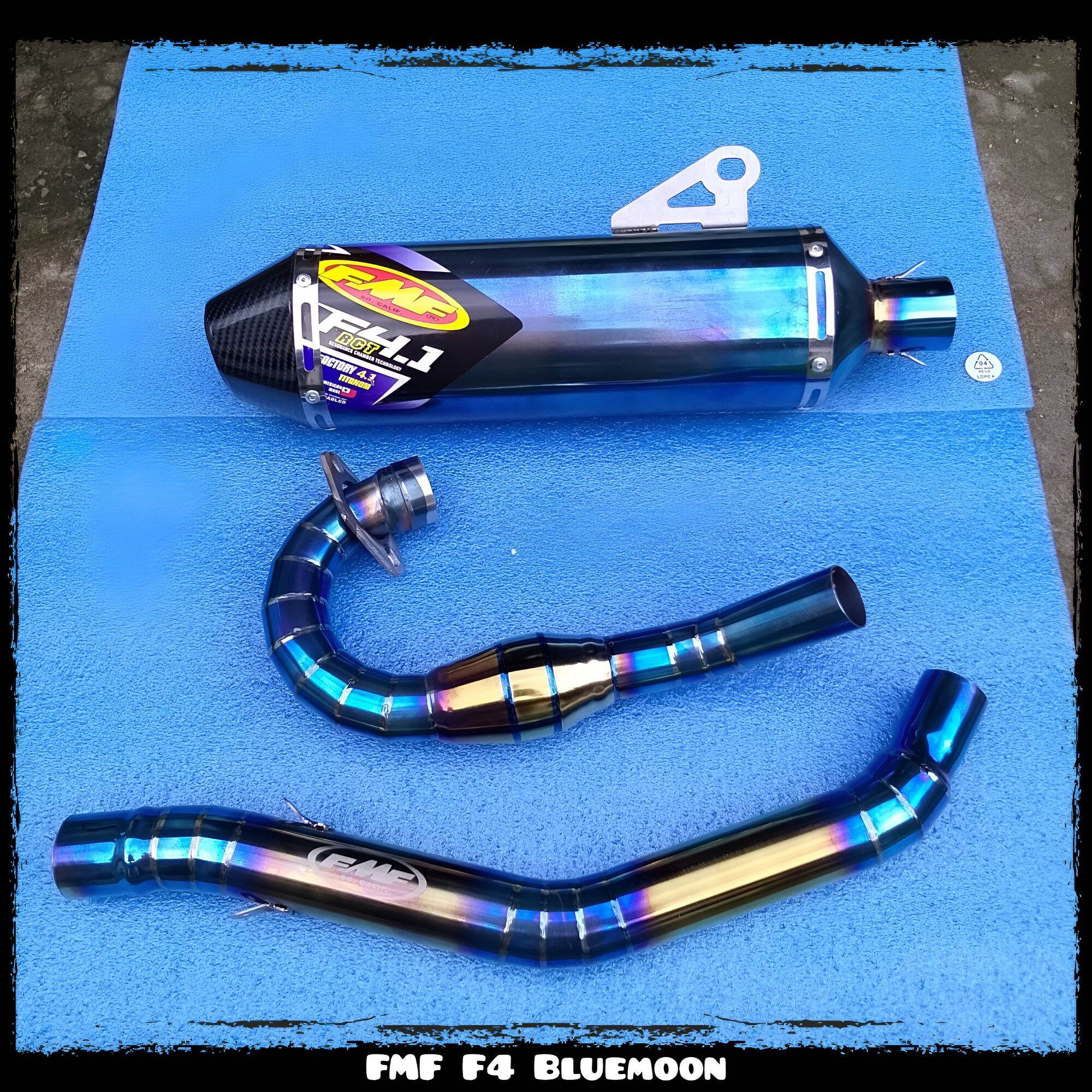 Knalpot FMF F4 Bluemoon Full Cacing KLX 140 KLX 150 CRF 150L WR 155 DTRACKER 150 Giá 1,300,000 Đồng*Miễn phí vận chuyển