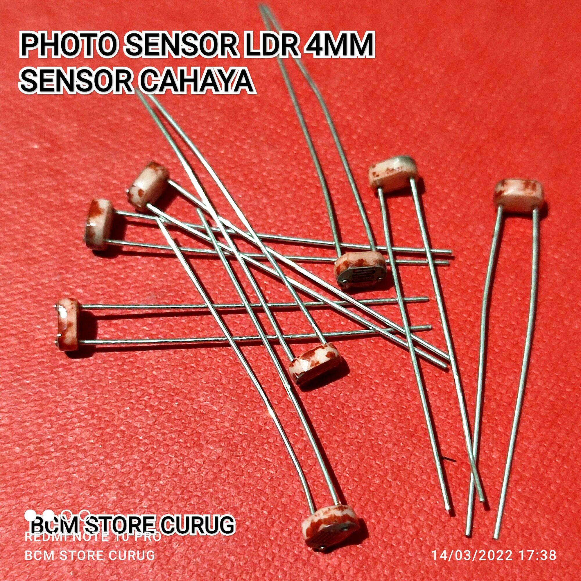 10 BUAH PHOTO SENSOR RESISTOR LDR 4MM SENSOR CAHAYA LDR 4MM Lazada