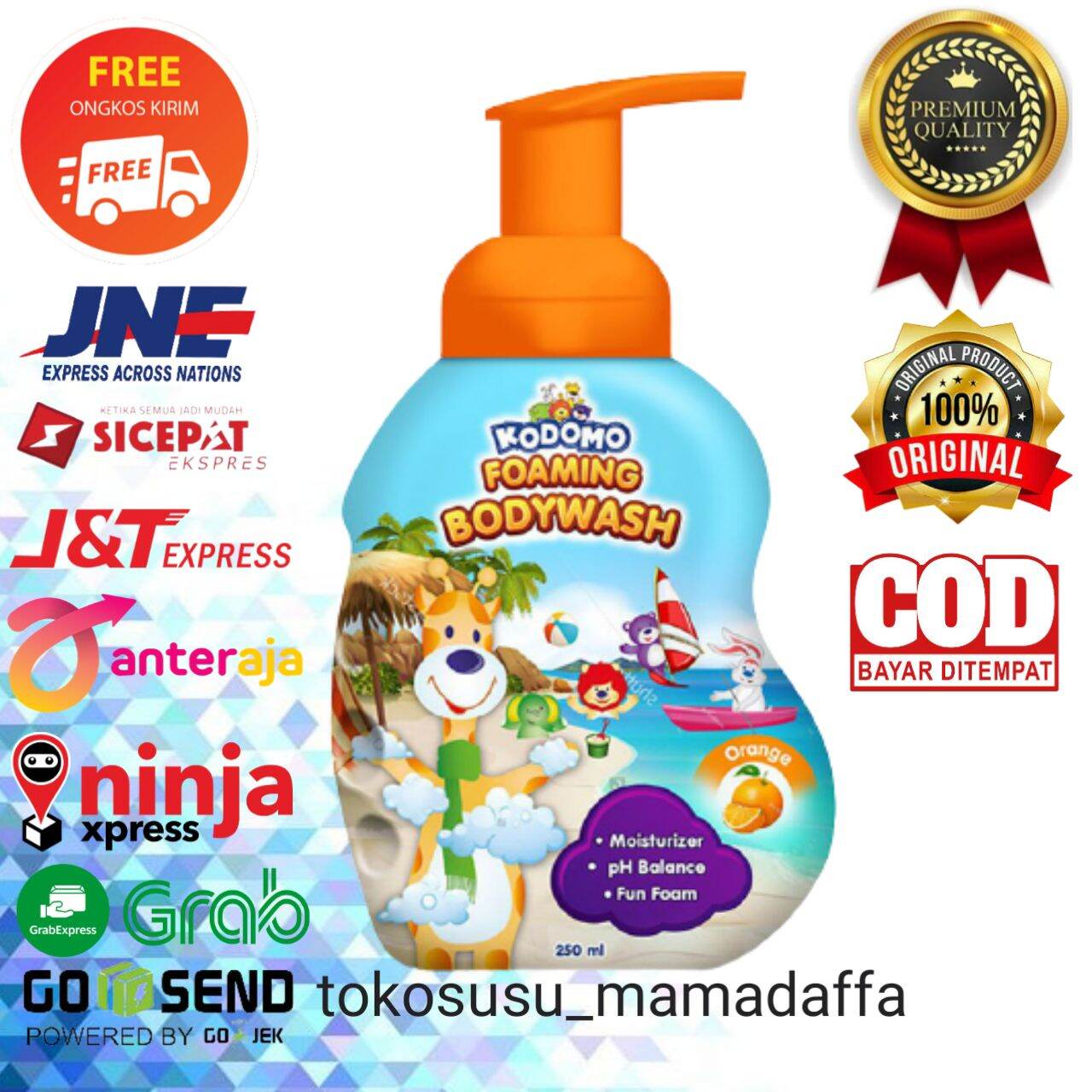 Kodomo Body Wash 250ml Foaming Pump Sabun Cair Bodywash | Lazada Indonesia